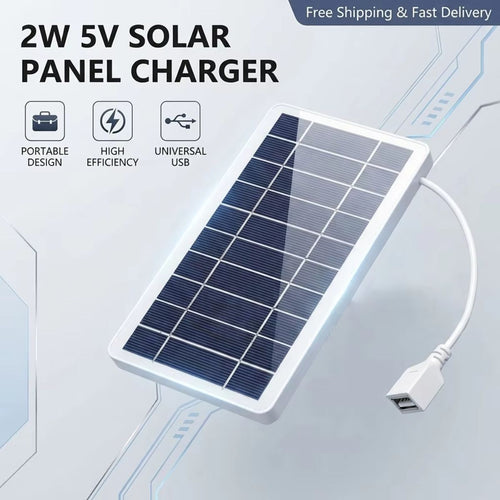 Portable USB Solar Panel Outdoor Charger
