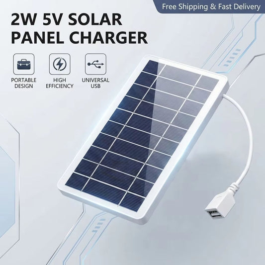 Portable USB Solar Panel Outdoor Charger