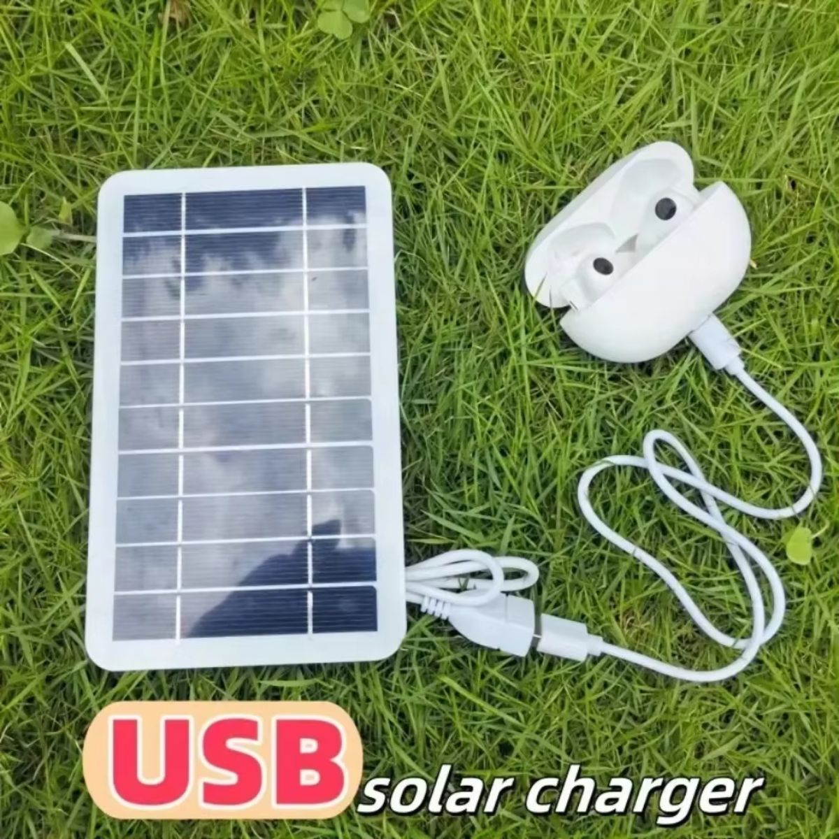 Portable USB Solar Panel Outdoor Charger