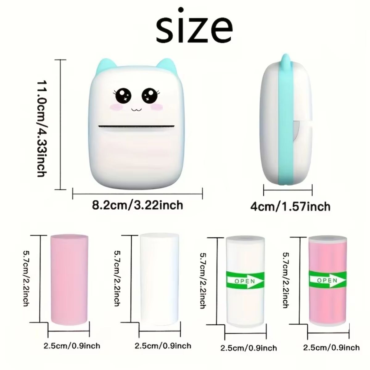 Portable Mini HD Thermal Printer